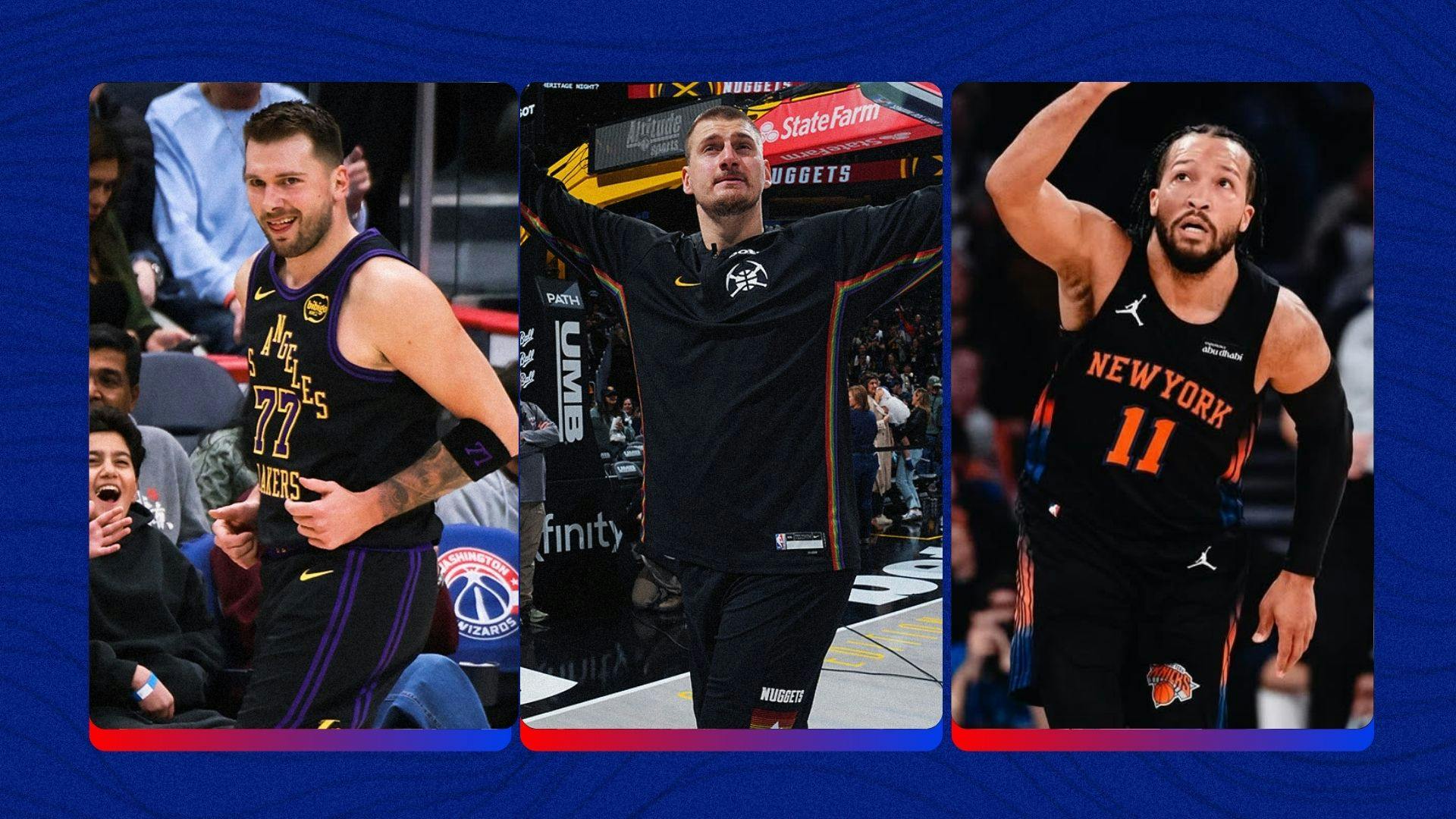 Coast-to-coast: Doncic, Jokic dazzle; Brunson reaches 10,000 career points